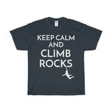 "Keep Calm" Dark T-Shirt - Crag Corner