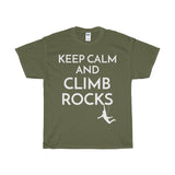 "Keep Calm" Dark T-Shirt - Crag Corner