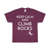 "Keep Calm" Dark T-Shirt - Crag Corner