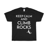 "Keep Calm" Dark T-Shirt - Crag Corner
