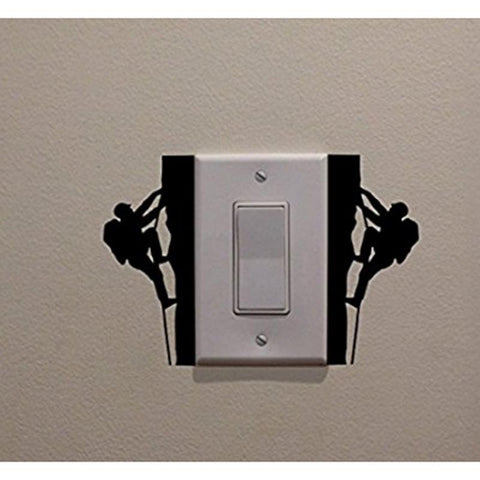 Rock Climbers Wall Decal *FREE* - Crag Corner