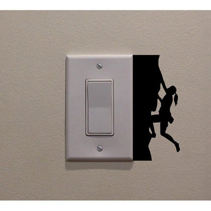 Girl Climber Vinyl Decal *FREE* - Crag Corner